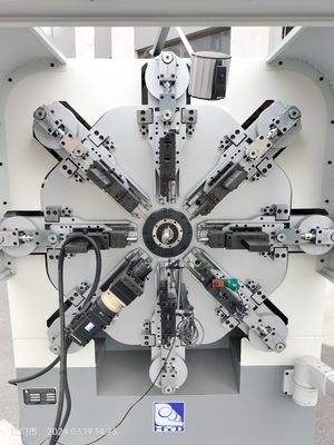カムなし自動ばね機械、12本の斧が付いているばねの巻く機械