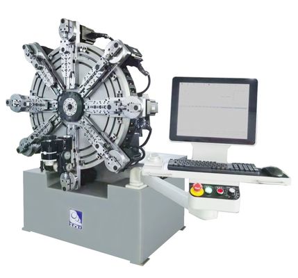 高精度 CNC カムレス コンピュータ スプリング マシン HYD-40T-10A システム