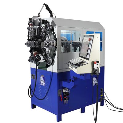 12 軸 CNC ばね機械ばね回転ワイヤー直径 2.5 mm システム