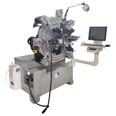 コンピュータ制御テンションねじりばね製造機（10～12軸システム搭載）