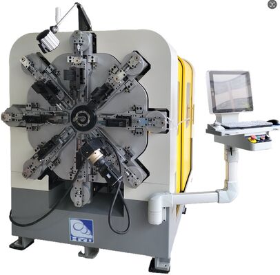 12-14軸 自動CNCスプリング製造機 1～4mm コイリングシステム