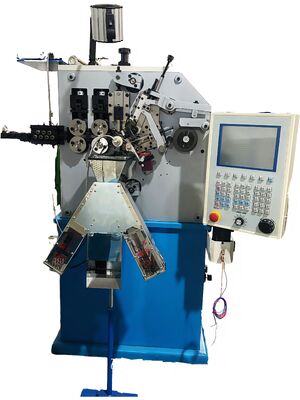 高精度0.2-1.2mmコンピュータ圧縮スプリングマシン工業用アプリケーション自動モーター直接メーカーサプライヤー