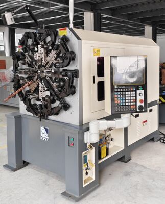 カム 4.0mm CNC ばね製造装置三洋モーター セリウム ISO9001 ブルー システム