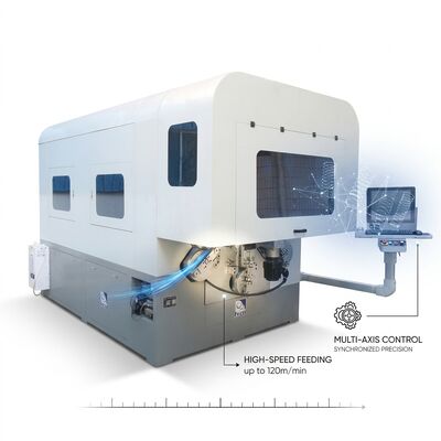 多軸コンピュータ製バネ成形機 高生産量 CNCバネ製造ライン