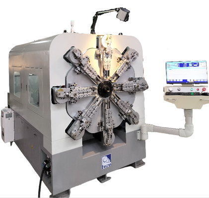 省エネ CNC スプリング マシン最大 14 軸電源 380V システム
