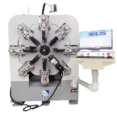 省エネ CNC スプリング マシン最大 14 軸電源 380V システム