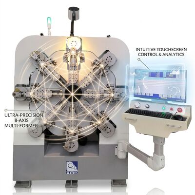 高精度 CNC ワイヤー回転式形成機械最大送り 100m/分のシステム