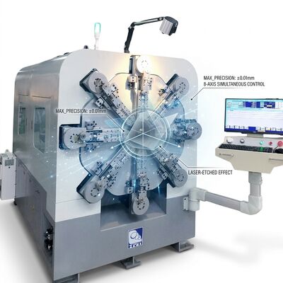 高精度 CNC ばね製造機単軸サーボ モーター システム