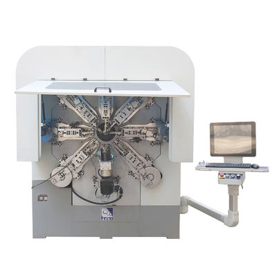 カムレス 14 軸線 CNC ばね作成ワイヤー回転式フォーマーが付いているコイリング機械