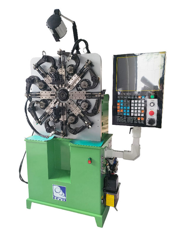 0.2-2.3mm 高精度CNCスプリングマシンHYD-20T-4A ワイヤ回転付き5軸