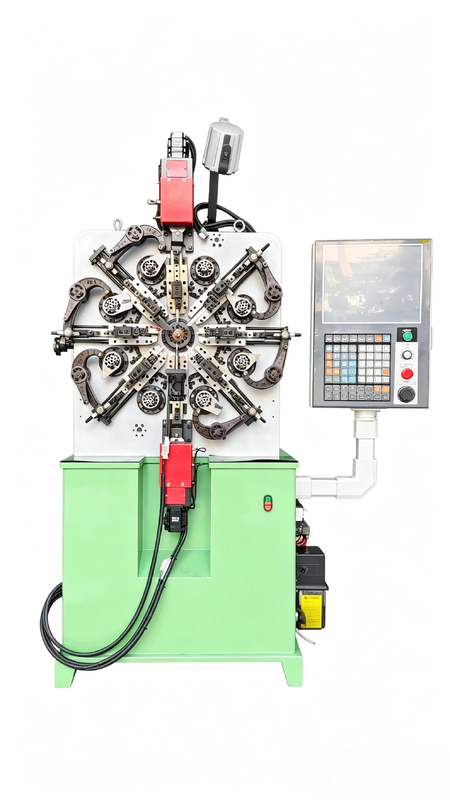 高速CNCスプリング形成機械 0.2 - 2.3mm 100KGデコイラー