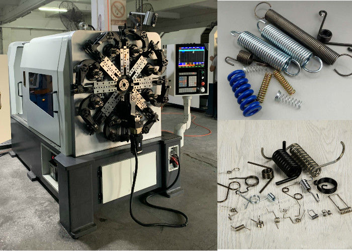 ISO9001 5軸4.0mmワイヤスプリング製造機 17.5KW CNCスプリング元