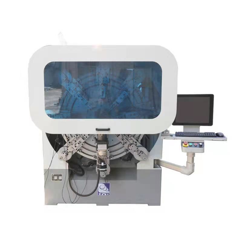ワイヤー回転コイル システムが付いている多機能 CNC ばねコイリング機械